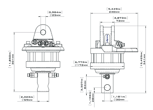 Ротатор CR 400-W25A30
