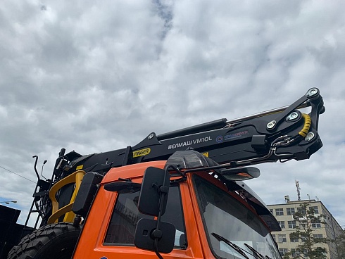 Лесовоз КамАЗ 43118 с манипулятором PALFINGER VM10L74 