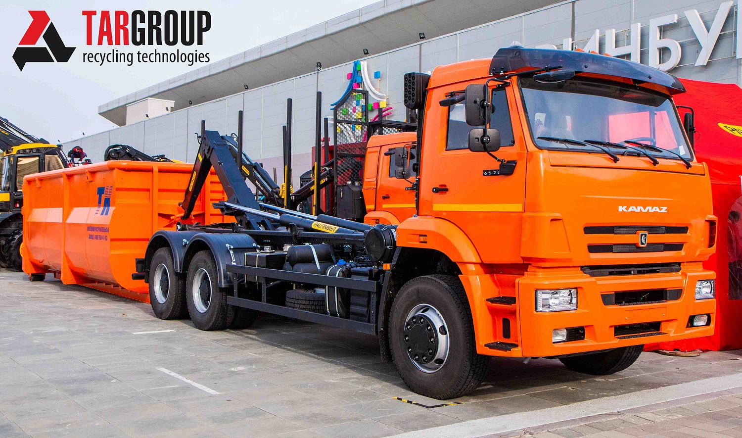 Крюковой погрузчик PALFINGER РН Т20РI.57 на шасси КамАЗ-6520
