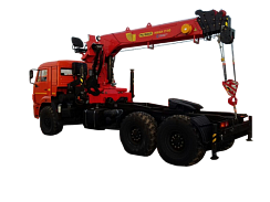 Седельный тягач на шасси КамАЗ-43118 с манипулятором PALFINGER IT 180