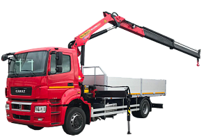 Бортовой КамАЗ 65207 с манипулятором PALFINGER PK13501 SLD