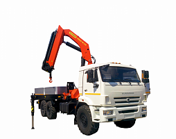 Бортовой КамАЗ 43118 с манипулятором PALFINGER IM320