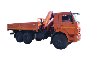 Бортовой КамАЗ 43118 с манипулятором PALFINGER IM150N