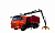 Ломовоз на шасси КамАЗ 65115 с гидроманипулятором VM10L74 с кузовом Half-pipe