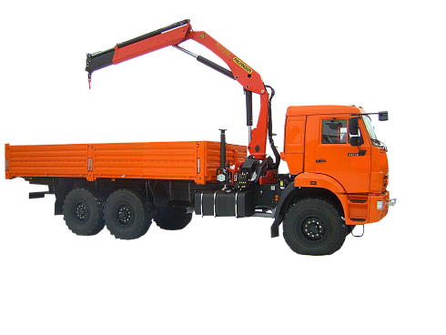 Бортовой КамАЗ с манипулятором PK15500