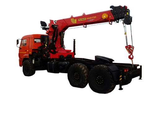 Седельный тягач на шасси КамАЗ-43118 с манипулятором PALFINGER IT 180
