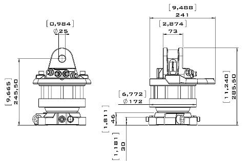 Ротатор CR 400-W25F140