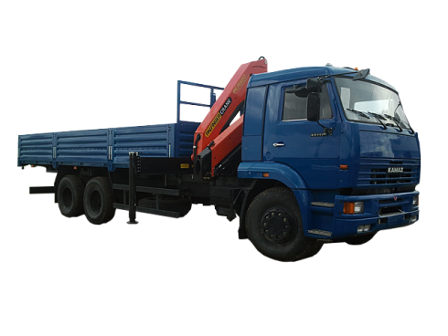 Бортовой КамАЗ 65117 с манипулятором PALFINGER РК15500А