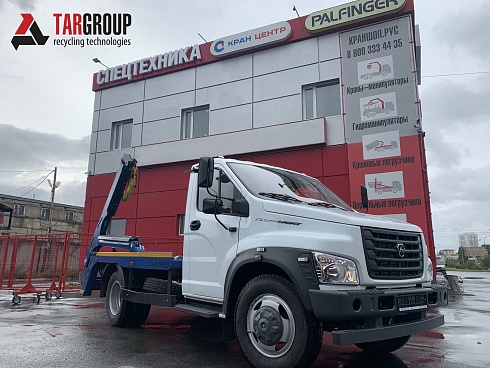Портальный погрузчик на шасси Газон NEXT