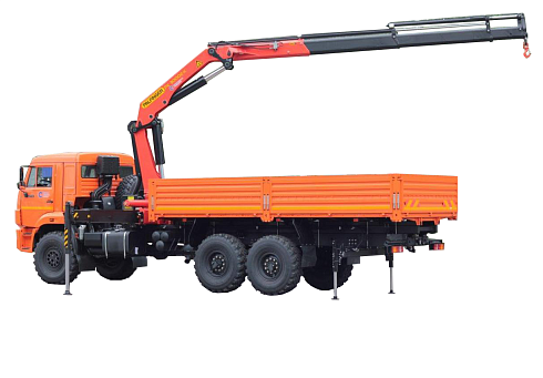 Бортовой КамАЗ 43118 с манипулятором PALFINGER РК30002