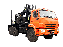 Лесовоз КамАЗ 43118 с манипулятором PALFINGER VM10L74 