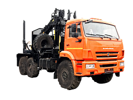 Лесовоз КамАЗ 43118 с манипулятором PALFINGER VM10L74 