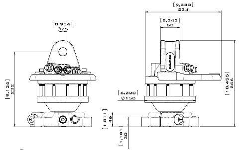Ротатор CR 300-W25F140